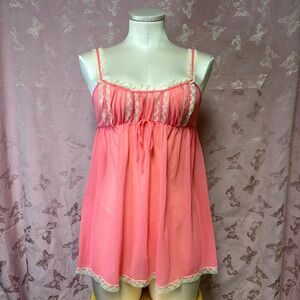 Victoria's Secret Pink Lace Babydoll